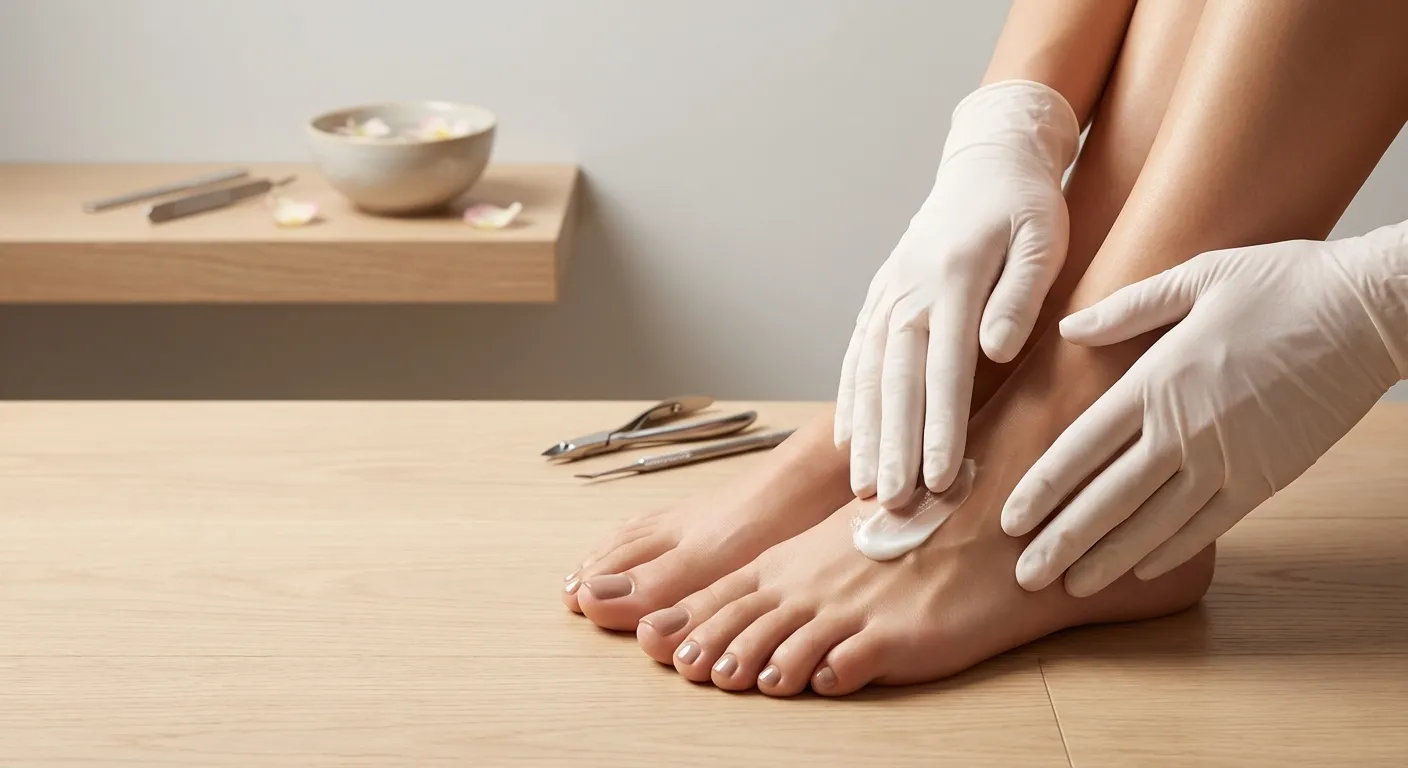 Pedicure gel polish